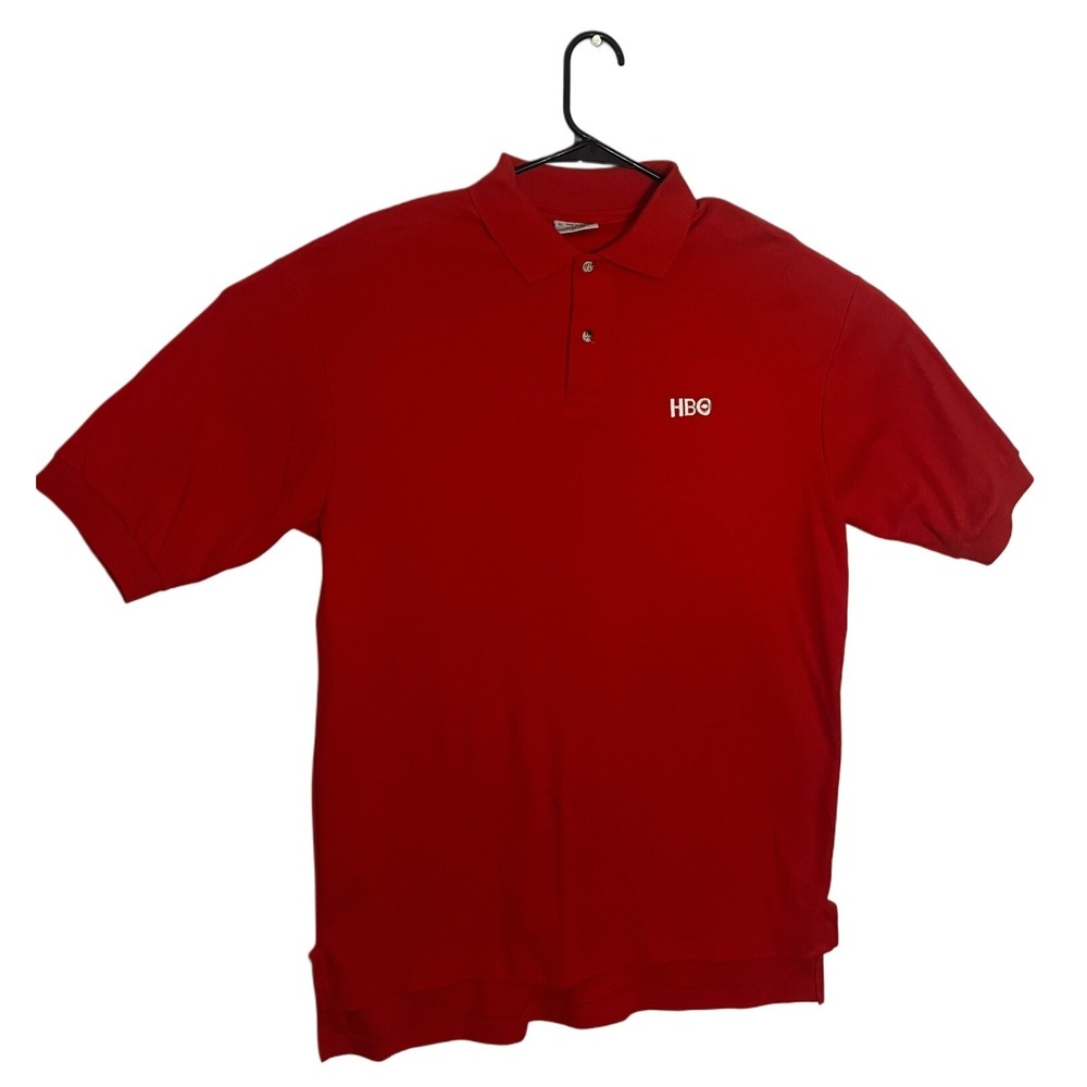 Vintage Red Willow Pointe XL HBO Polo Shirt Embroidered Made in USA 187